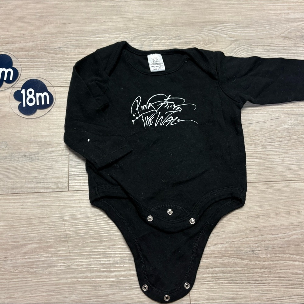 Pink Floyd Black Bodysuit Classic